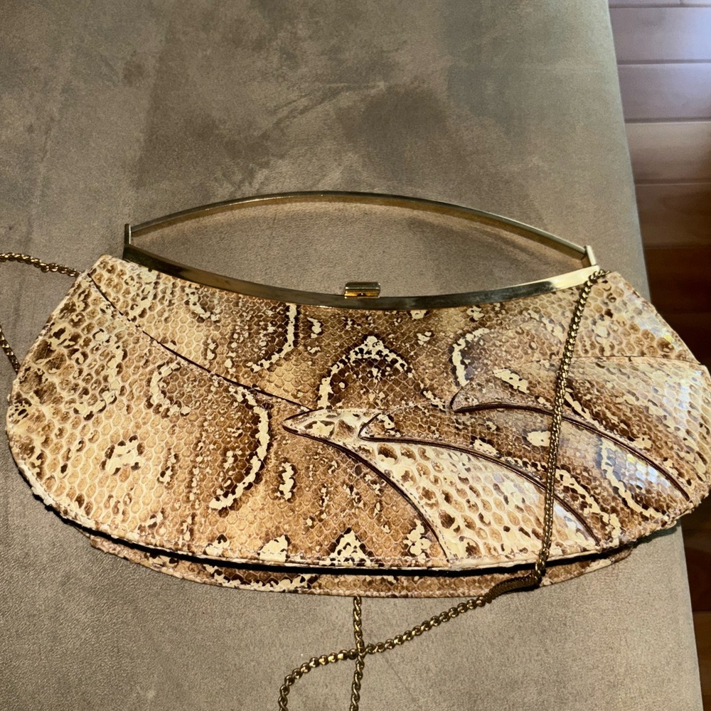 Structured Snakeskin purse - Picture 2 of 5